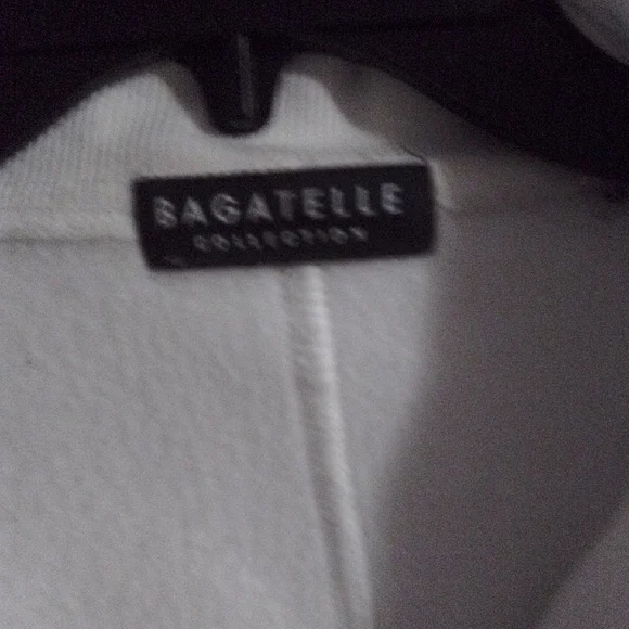 White Hoodie Sweater - Picture 2 of 3